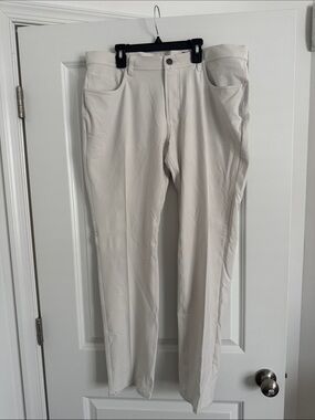 Dunning Classic Men's Chino Pants in Cream
